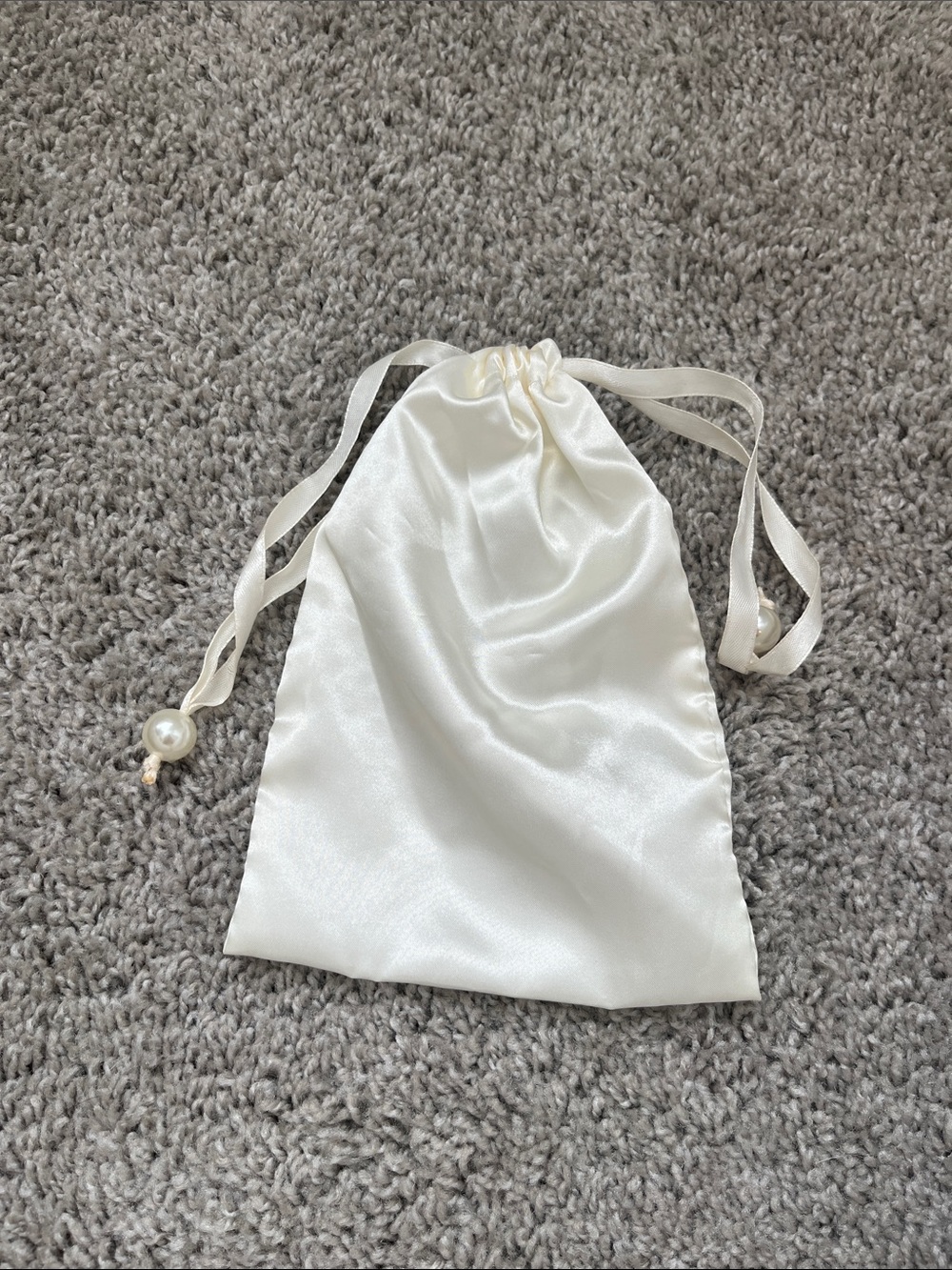 Pearl Beaded Handbag - Cream Women Bag - Picture 2 of 3